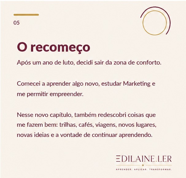 O recomeço